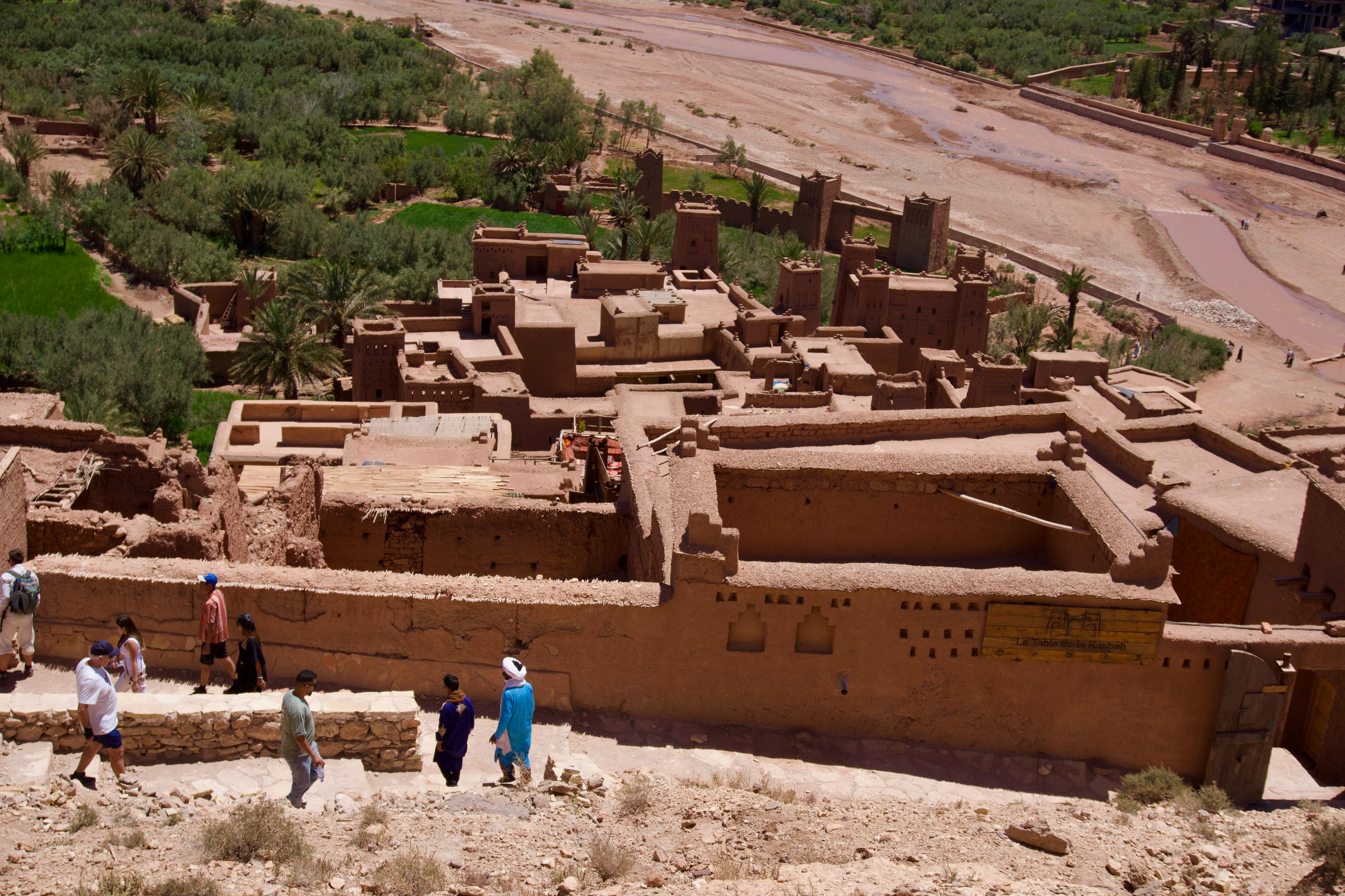 Ait Ben Haddou kasbah detail, Morocco