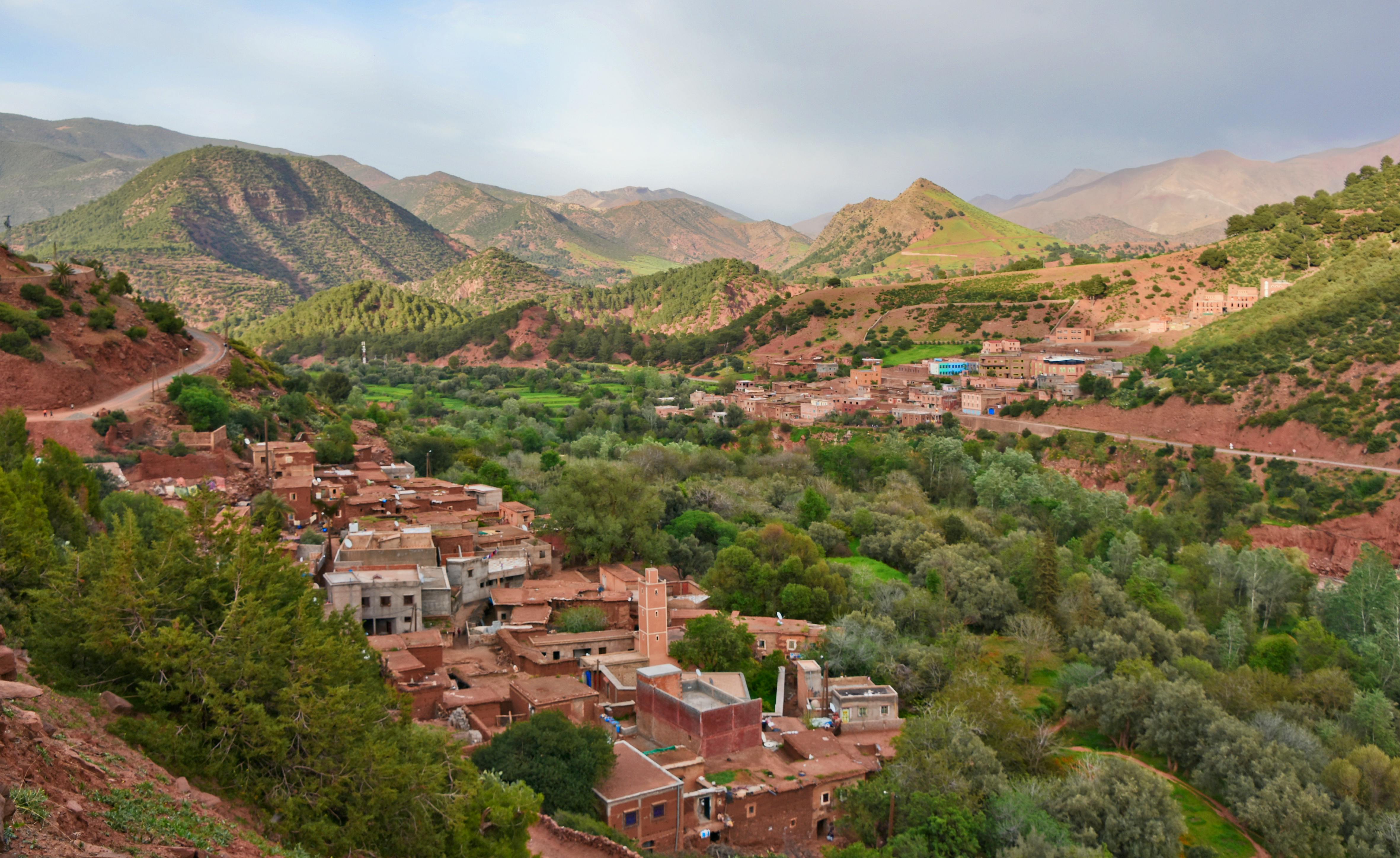 High Atlas mountain village, Morocco